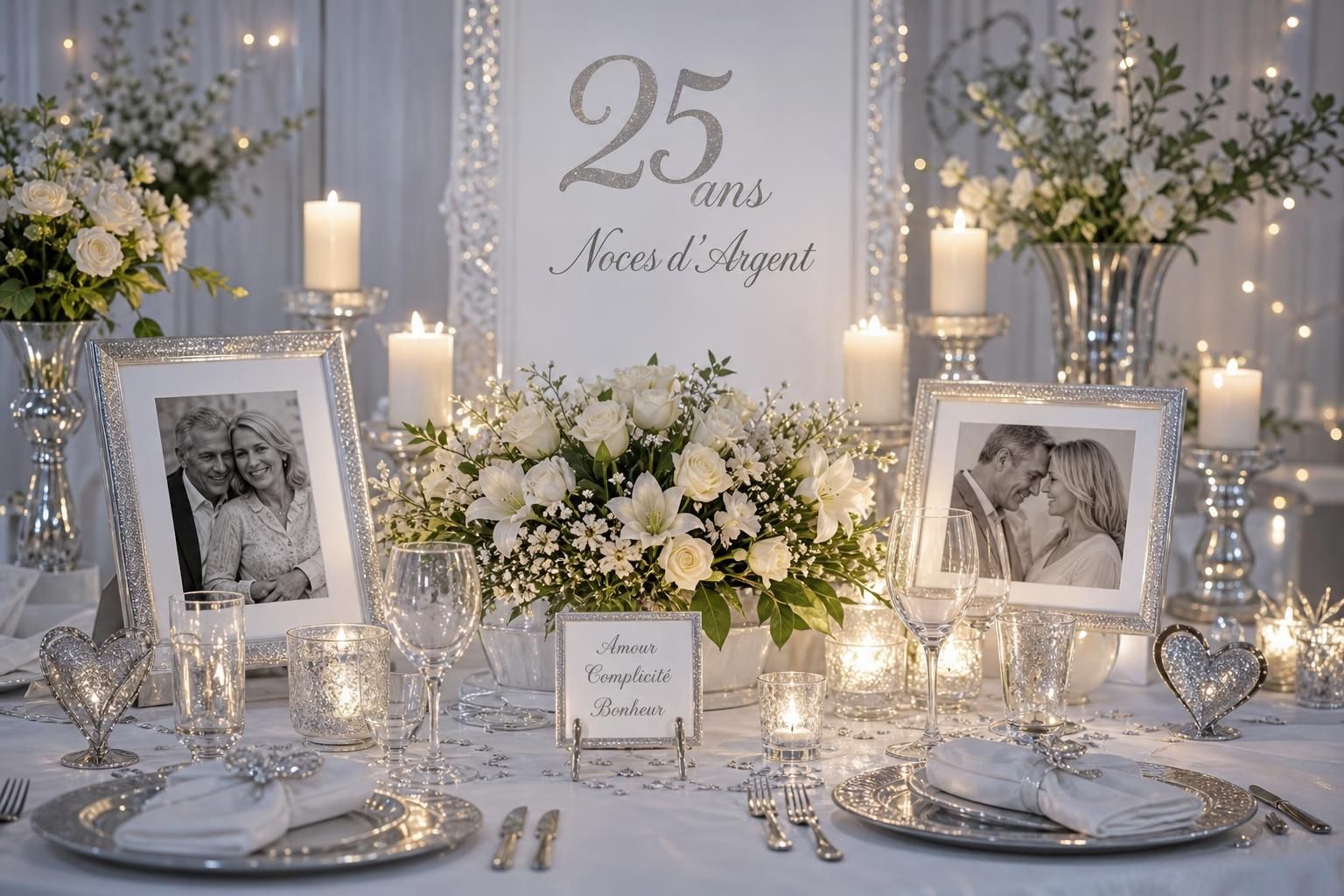 célébrez 25 ans de mariage, un quart de siècle rempli d'amour, de complicité et de souvenirs inoubliables. découvrez des idées pour marquer cet anniversaire exceptionnel.