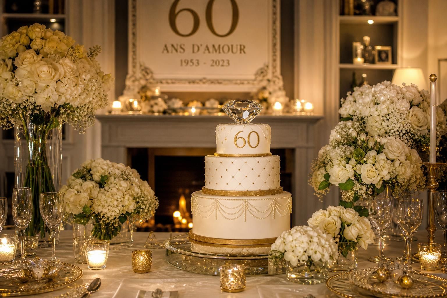 dĂ©couvrez nos conseils essentiels pour cĂ©lĂ©brer 60 ans de mariage avec une fĂȘte mĂ©morable et pleine d'Ă©motions, entourĂ©s de vos proches.