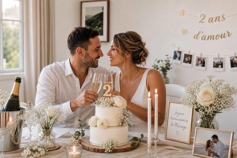 Fêter deux ans de mariage : idées et conseils pour célébrer cet anniversaire spécial
