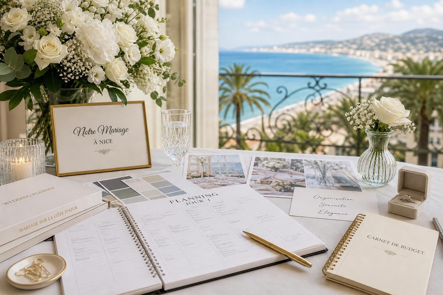 dĂ©couvrez comment un wedding planner Ă nice peut vous aider Ă organiser le mariage parfait sur la cĂŽte dâazur, alliant Ă©lĂ©gance, sĂ©rĂ©nitĂ© et lieux dâexception.